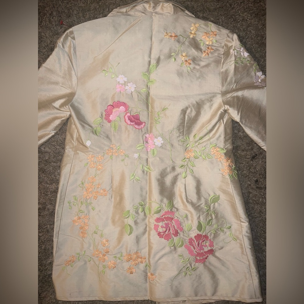 Pure silk Tyler boe Spring Jacket - Picture 5 of 5